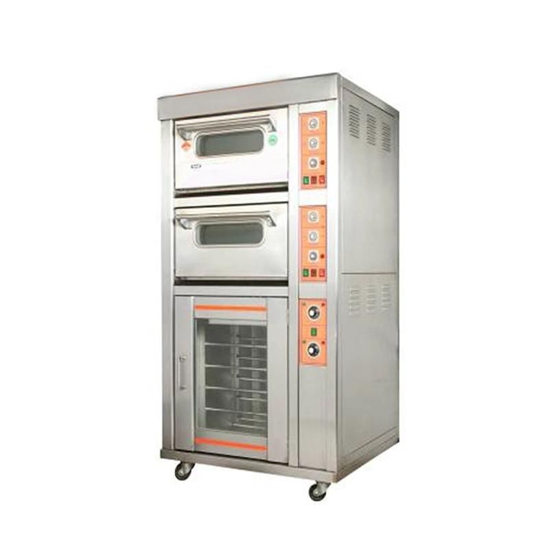 Electric Style 2 Decks 4 Trays Bakery Oven & Proofer