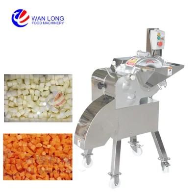 Electric Fresh Mango Cutter Vegetable Potato Pepper Onion Garlic Cube Cutting Machine