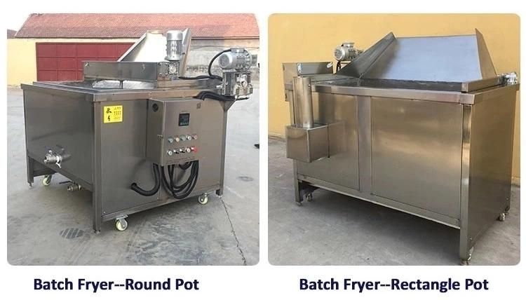 Industrial Automatic Continous Chin Chin Frying Equipment Potato Chips Fryer Nuts Frying Machine