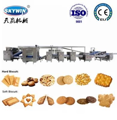 Factory Biscuit Industry Machinery Biscuits Production Line Bakey Maker