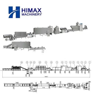 Automatic Corn Flakes Production Breakfast Oatmeal Equipment Extrusion Machinery