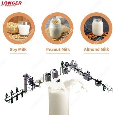 Longer Nut Almond and Coconut Soak Milk Maker Machine Drinks Badam Milk Making Machine ...