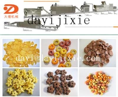 Crispy Corn Flakes Breakfast Cereals Extruder