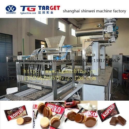 Two Color Two Flavor Kopiko Hard Candy Depositing Complete Machine Line