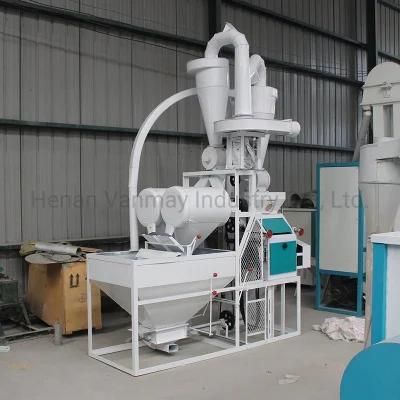 Complete Electric Maize Wheat Rice Grits Corn Flour Roller Grinding Mill Machine