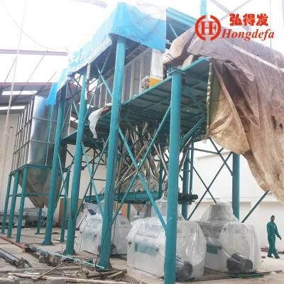 Complete Line of 100t/24h Wheat Flour Milling Machine