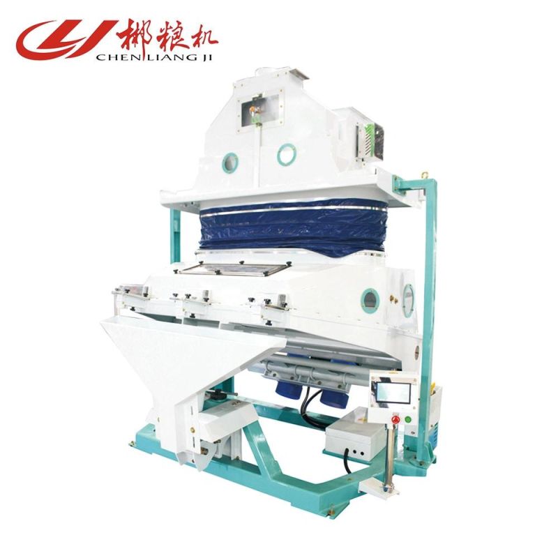 Clj Manufacture Rice Milling Machine Tqsx Suction Type Vibrating Destoner Machine in Egypt