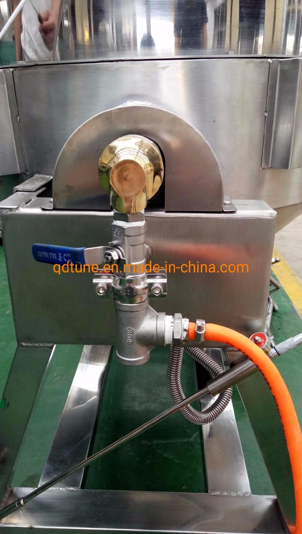Stainless Steel 100 200 500L Jacketed Cooking Kettle Steam Jacketed Kettle with Mixer Agitato