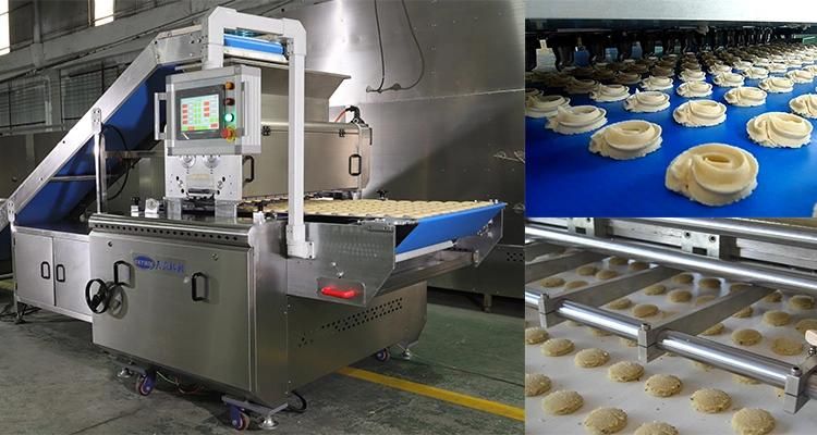 Three Colors Cookies Machine Automatic Butter Cookie Production Line