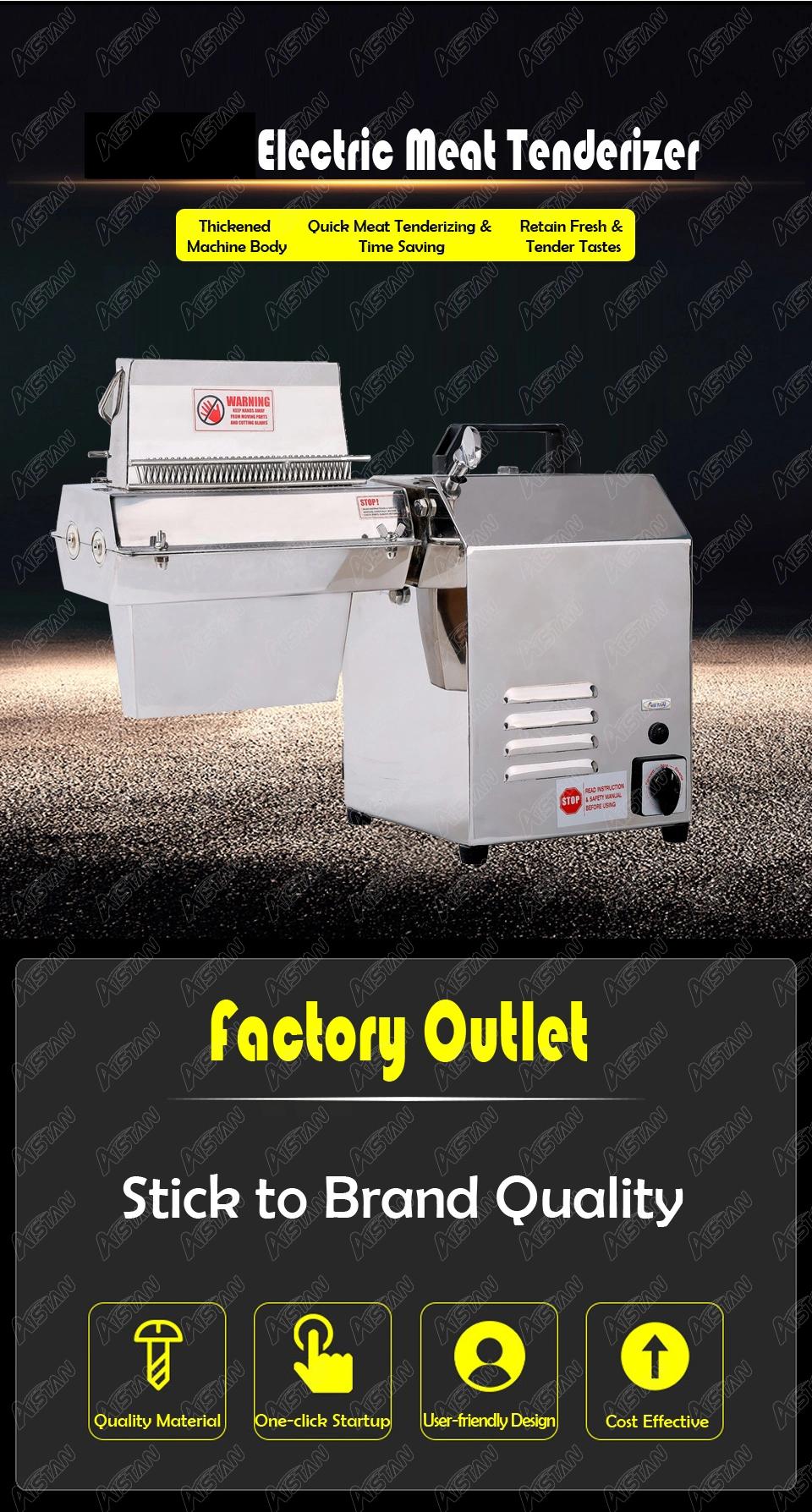 Ets714 Restaurant Equipment and Meat Shop Needed Electric Meat Tenderizers Machine Stainless Steel 220V 110V