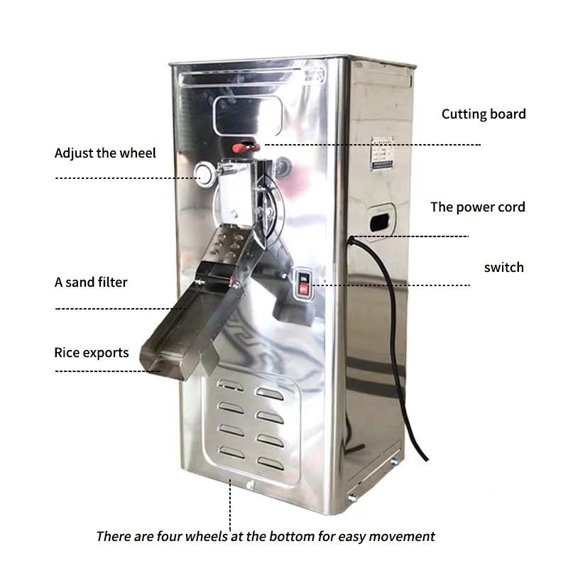 Small Scale Combined Husker and Whitener Machine for Maize, Wheat, Rice etc