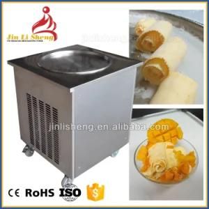 Easy Operation Single Round Pan Stir Fry Ice Cream Machine with Ce