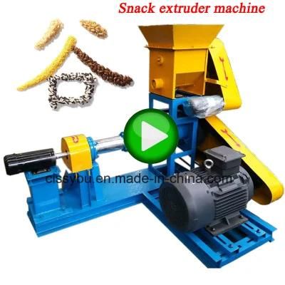 Factory Snack Food Extruder Corn Puffed Rice Making Extruder Machine