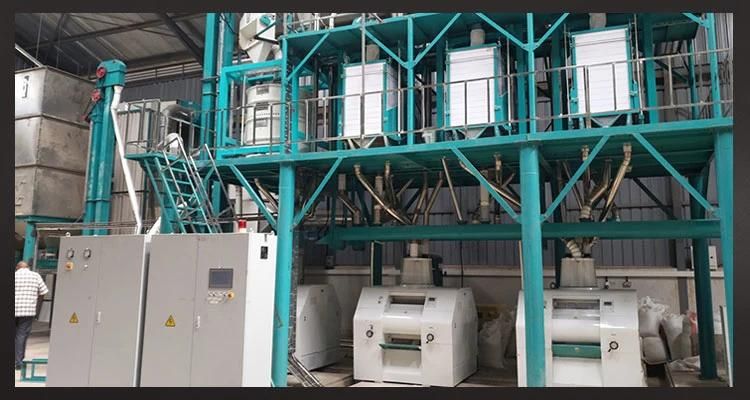 2021 New 100t Per Day Maize Mill Machine for Africa