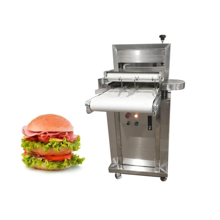 Commerical Stainless Steel Horizontal Hamburger Buger Bread Buns Cutter Machine