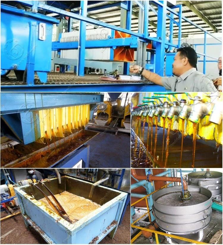 1-20ton/H Thailand Palm Fruit Oil Extraction Processing Palm Oil Press Machine