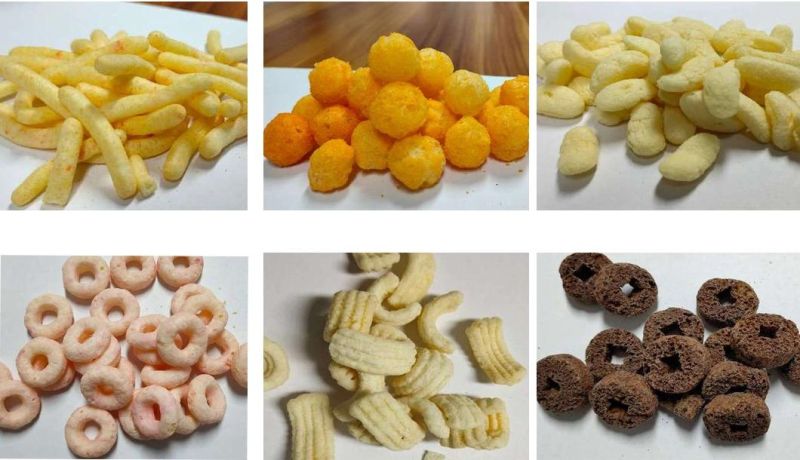 Automatic Popcorn Line Choco Pops Snack Food Making Machine Food Processing Plant