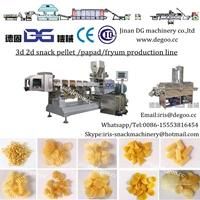 Fried Onion Ring/Buegles/Snack Pellet Making Twin Screw Extruder From Jinan Dg Company