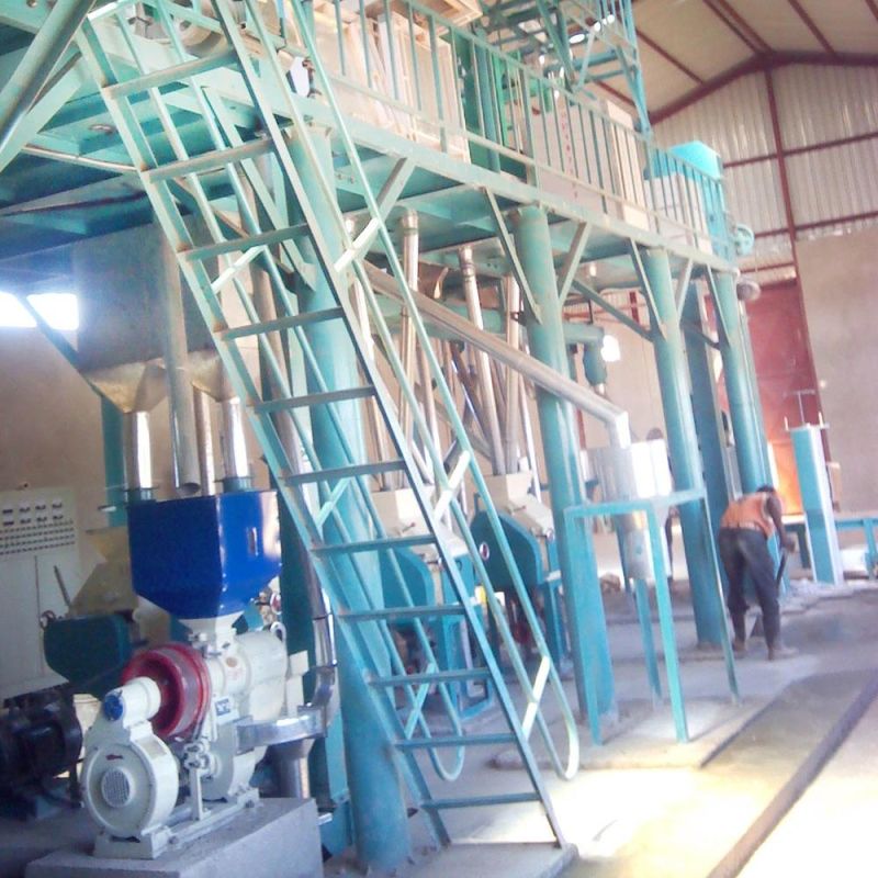 Maize Flour Milling Mill Corn Grits Grinder Processing Plant