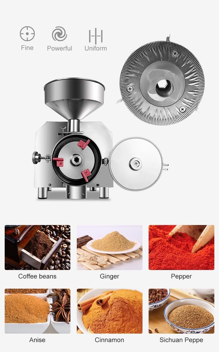 Factory Price Domestic Electric Mini Flour Mill Commercial Wheat Flour Milling Machine Corn Mill Machine Rice Milling Machine