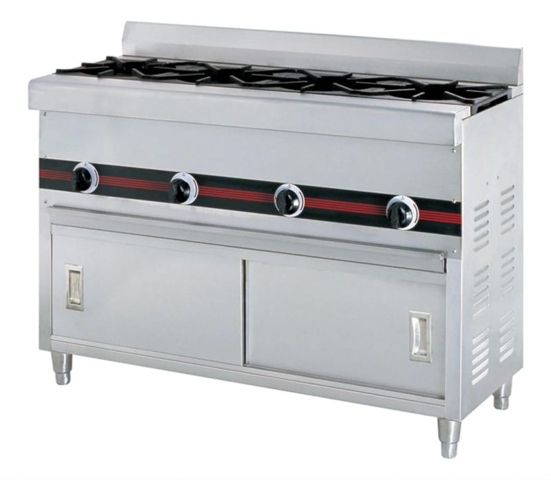 Wailaan Brand 3 Burners Gas Stove Cooker with Cabinet