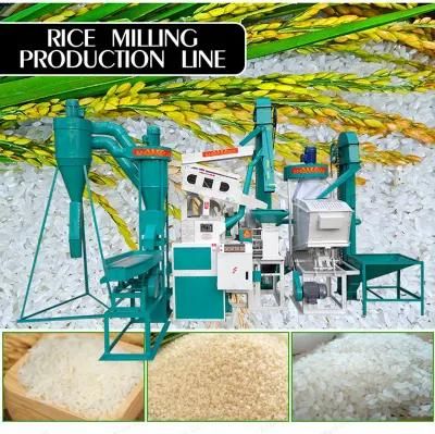 Rice Processing Machine Combined Rice Mill Polishing Production Line