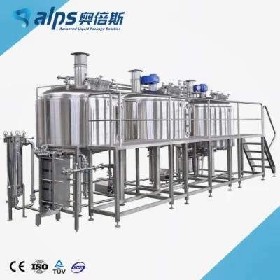 Turnkey Project Industrial Beer Brewing Equipment Production Line / Mini Pub Brewhouse ...