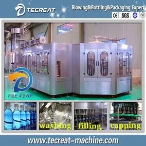 Drinking Mineral Water Rinser Filler Capper Tribloc Bottling Line