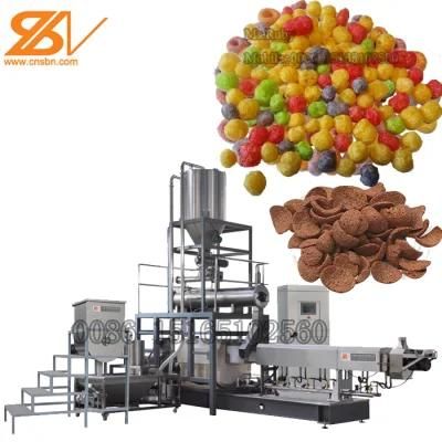 Corn Rice Wheat Breakfast Cereals Production Line