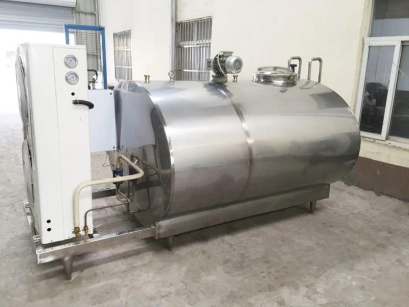 2000L 3000L Stainless Steel Aseptic Raw Milk Reception Tank