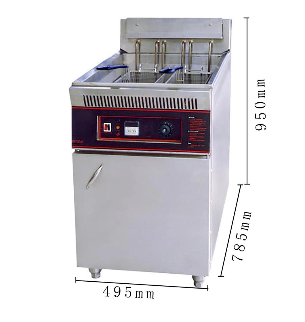 Commercial 44L Stainless Steel Deep Oil Water Combination Electric Fryer