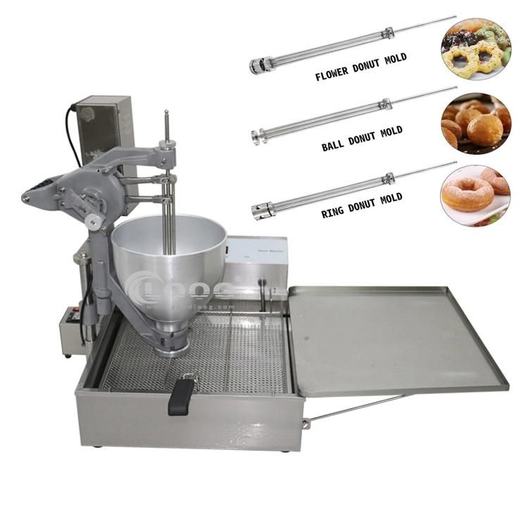 Commercial Automatic Doughnut Machine Electric Donut Frying Maker Machine Mini Donut Fryer Maker