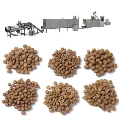 CE ISO Animal Feed Pellet Production Line Pet Chew Food Extrusion Machine