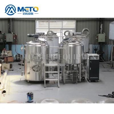 500L 3 Vessels Brewhouse System Micro Brewery Equipment