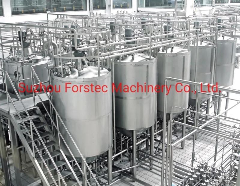 3000 Liter Sanitary Stainless Steel Milk Cooling Tank Milk Storage Tank