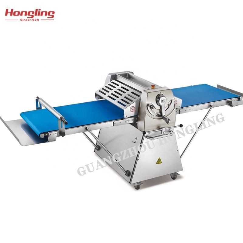 CE Certificate QS-630be Blue PU Belt Pastry Croissant Dough Sheeter