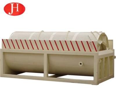 Large Capacity Potato Starch Processing Line Rotary Washing Machine Potato Cleaning Making ...