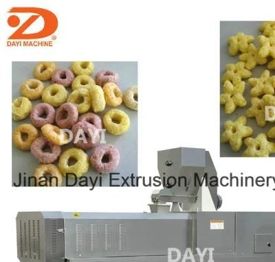 Twin Screw Extruded Corn Puffs Snack Machine