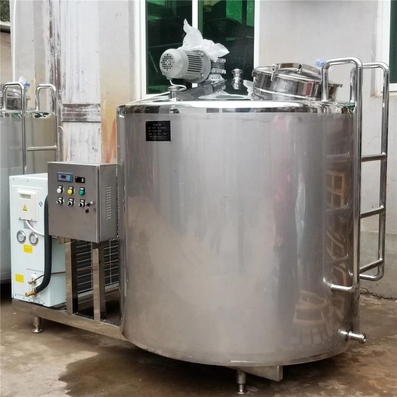 500L 1000L 1500L 2000L 2500L 3000L Milk Tank with Mixer