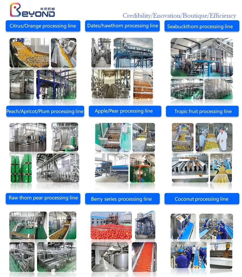 High comprehensive utilization rate of raw materials hawthorn processing line