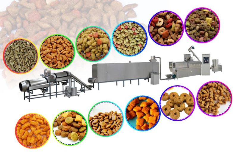 Extruder for Pet Food Manufacturing Plants Bird Dog Food Machine