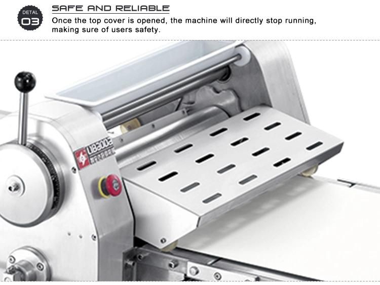 Stainless Steel Dough Sheeter Machine 50cm Length for The Sheeting Dough