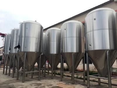 5000L 8000L Conical Cooling Tank Beer Fermenter for Brewery