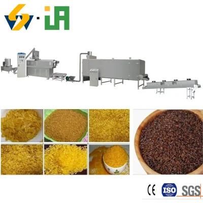 Fortified Nutritional Artificial Rice Making Machinery Artificial Rice Processing Extruder