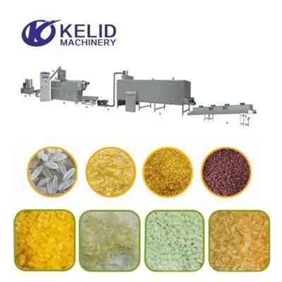 Best Selling Double Screw Extruder Artificial Fortified Rice Making Manufacturing Machine