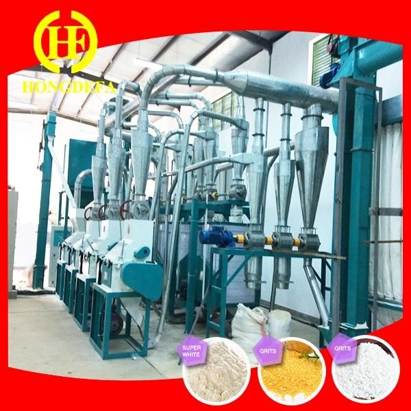 High Quality of 30t Per 24h Maize Flour Milling Machine for Sale