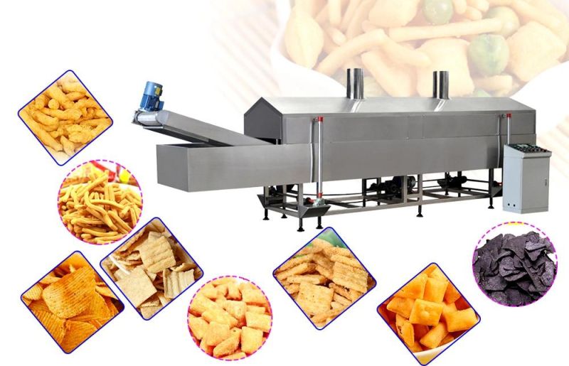 Automatic Corn Tortilla Chips Doritos Continuous Fryer