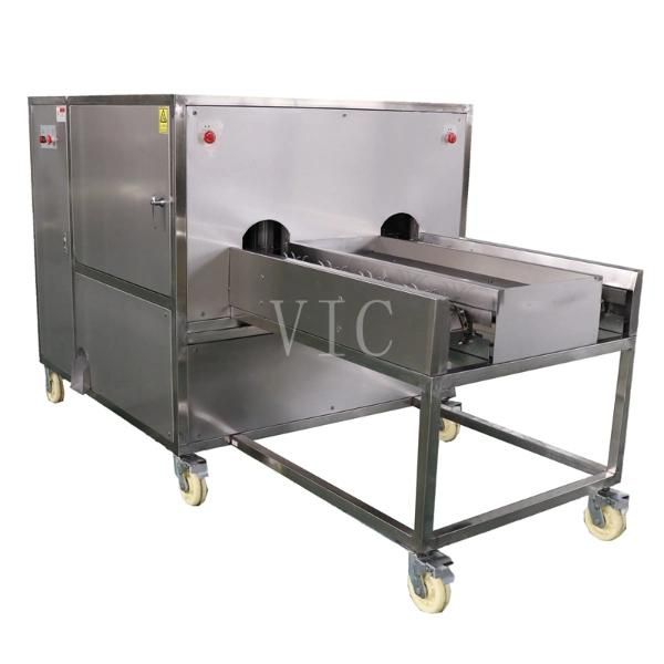 2500KG/H Three Belts Stainless Steel Onion Processing Machine Onion peeler