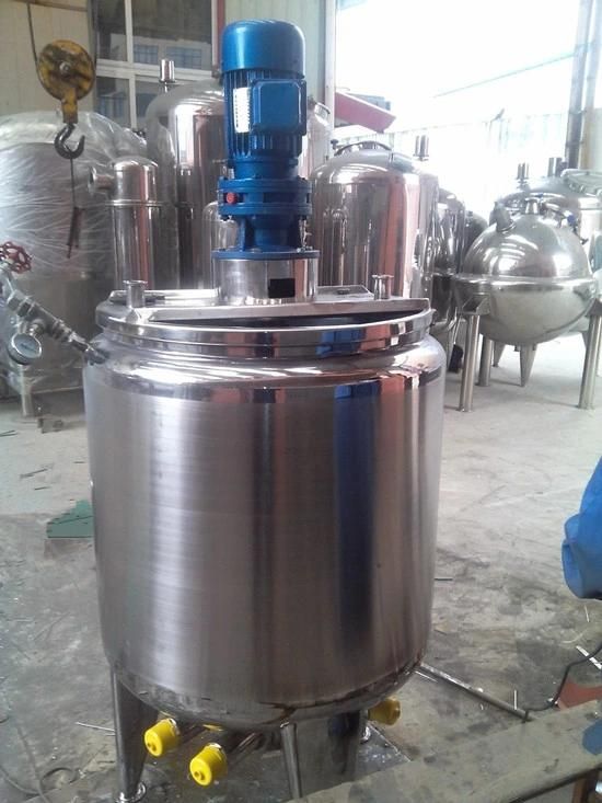 Sanitary Shampoo Cosmetic Industry Stainless Steel Heating Emulsifying Tank Price