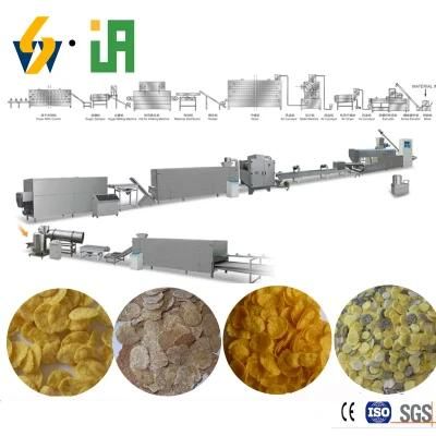 Corn Flakes Machine Breakfast Cereals Production Line